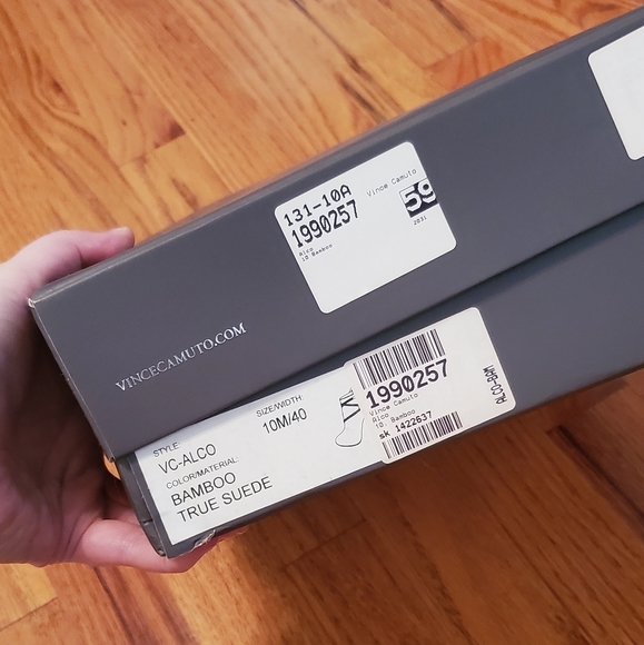 Vince Camuto Alco Bamboo Suede Dress Booties - Picture 15 of 16